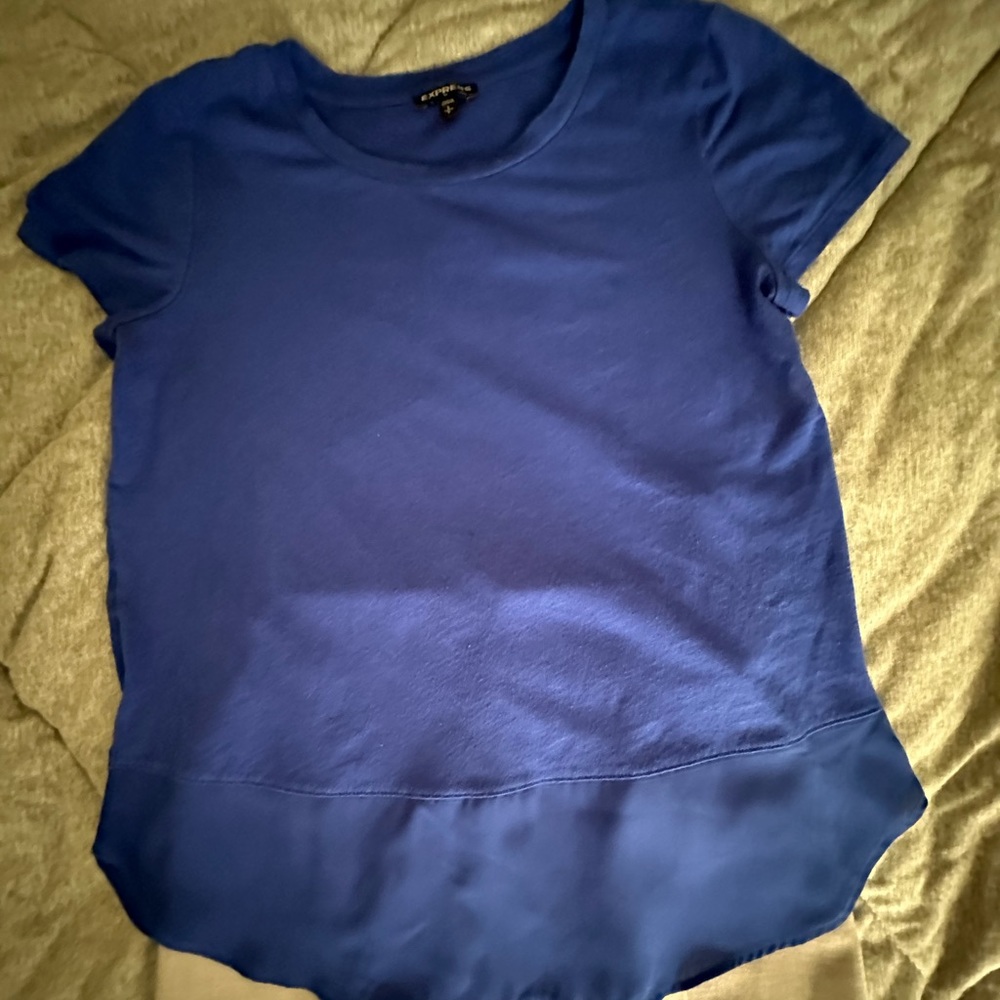 Express top bottom half see through